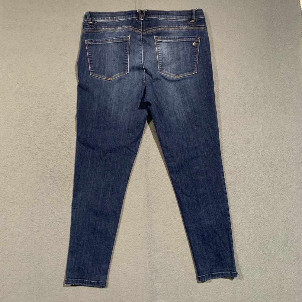 Democracy Absolution Skinny Jeans Womens 12 Dark Wash Stretch Denim B1721WISH